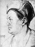 Willibald Pirckheimer, porträtiert von Albrecht Dürer (1503)