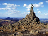 Höchsten Berg Hessens, der Wasserkuppe.